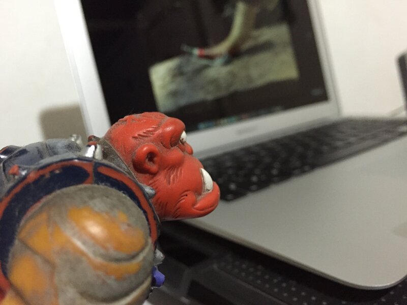 Red Toy Figurine