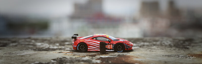 Red Toy Race Car — Dramatic