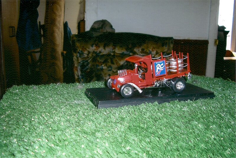 Red Toy Truck Model