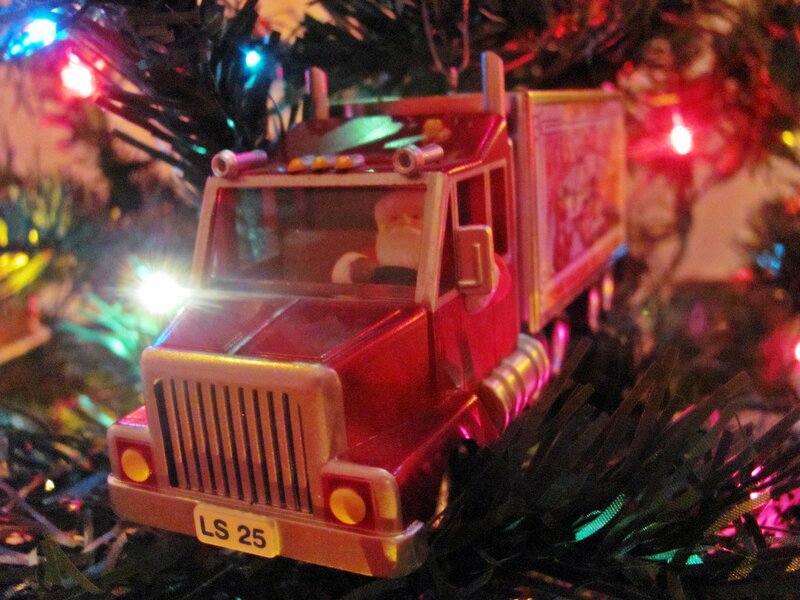Red Toy Truck Ornament