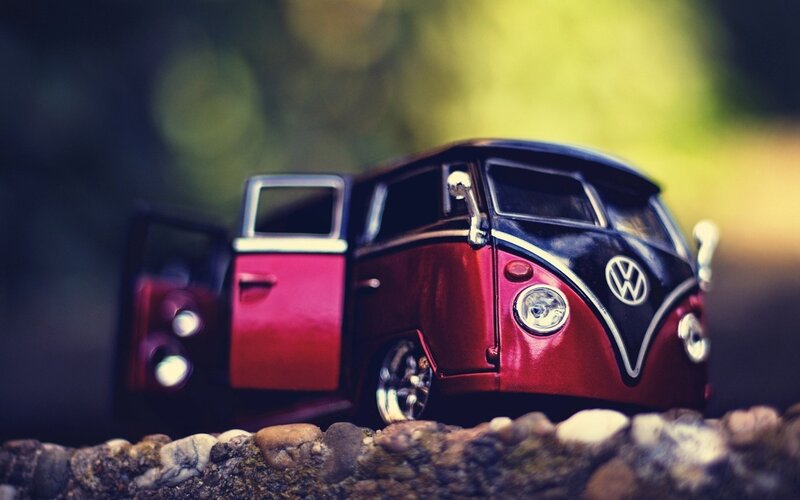Red Toy Van