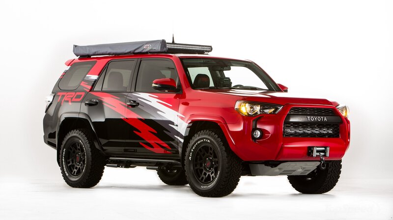 Red Toyota 4runner — Neutral