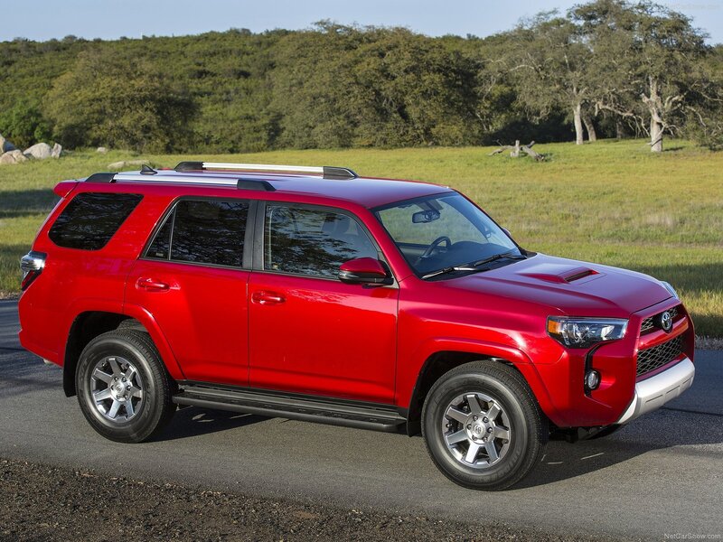 Red Toyota 4runner Suv