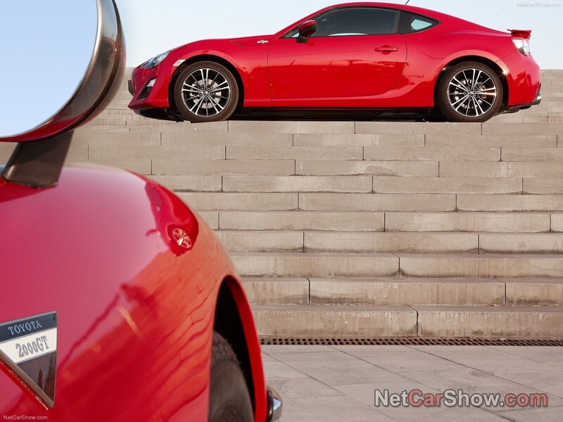 Red Toyota 86 Car — Dramatic