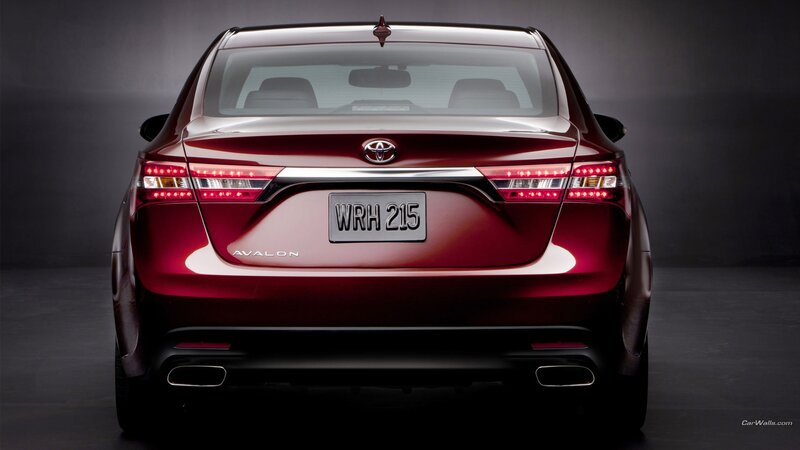 Red Toyota Avalon — Dramatic
