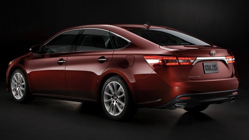 Red Toyota Avalon sedan