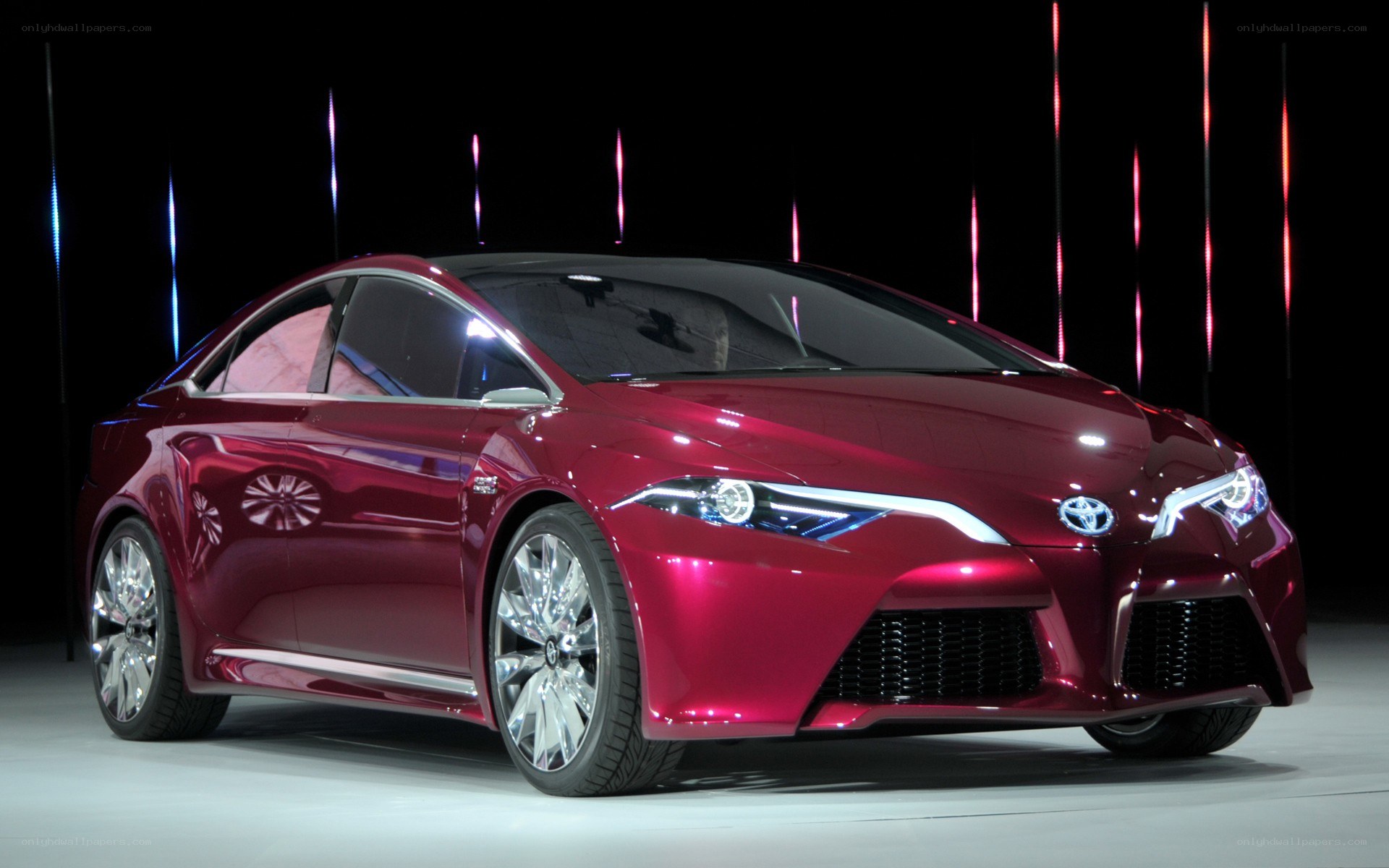 Red Toyota concept car