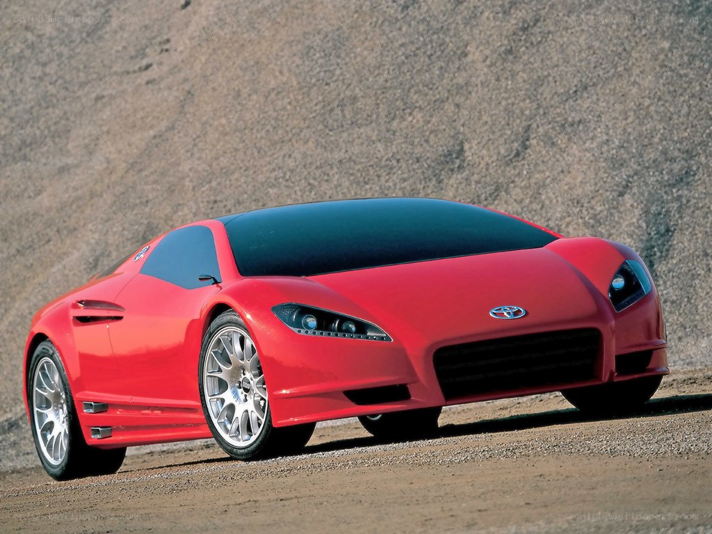 red toyota concept car