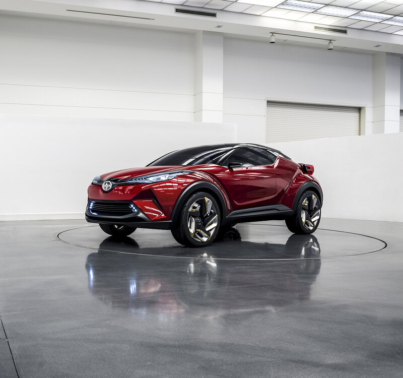 Red Toyota concept car