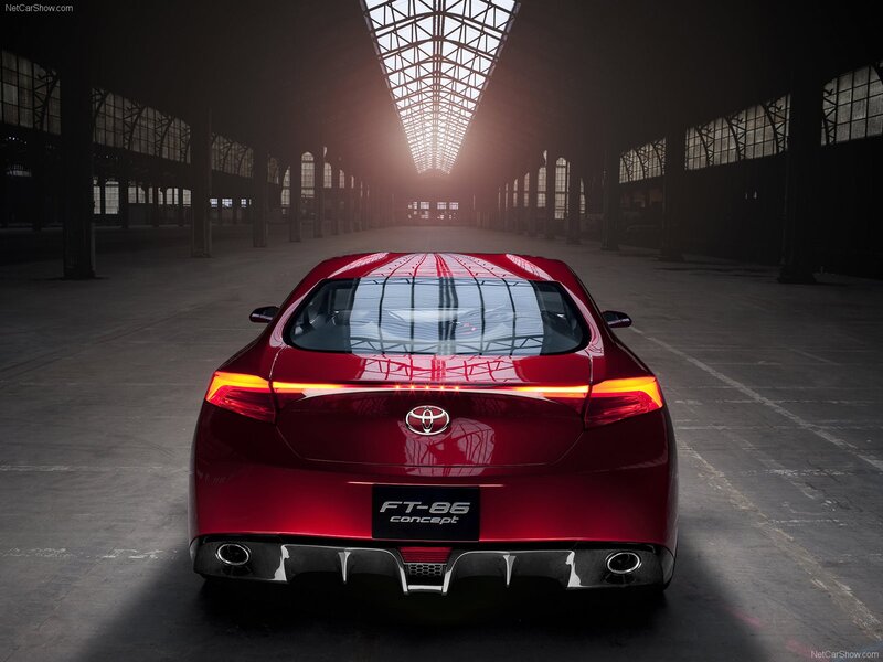 Red Toyota FT-86 Concept