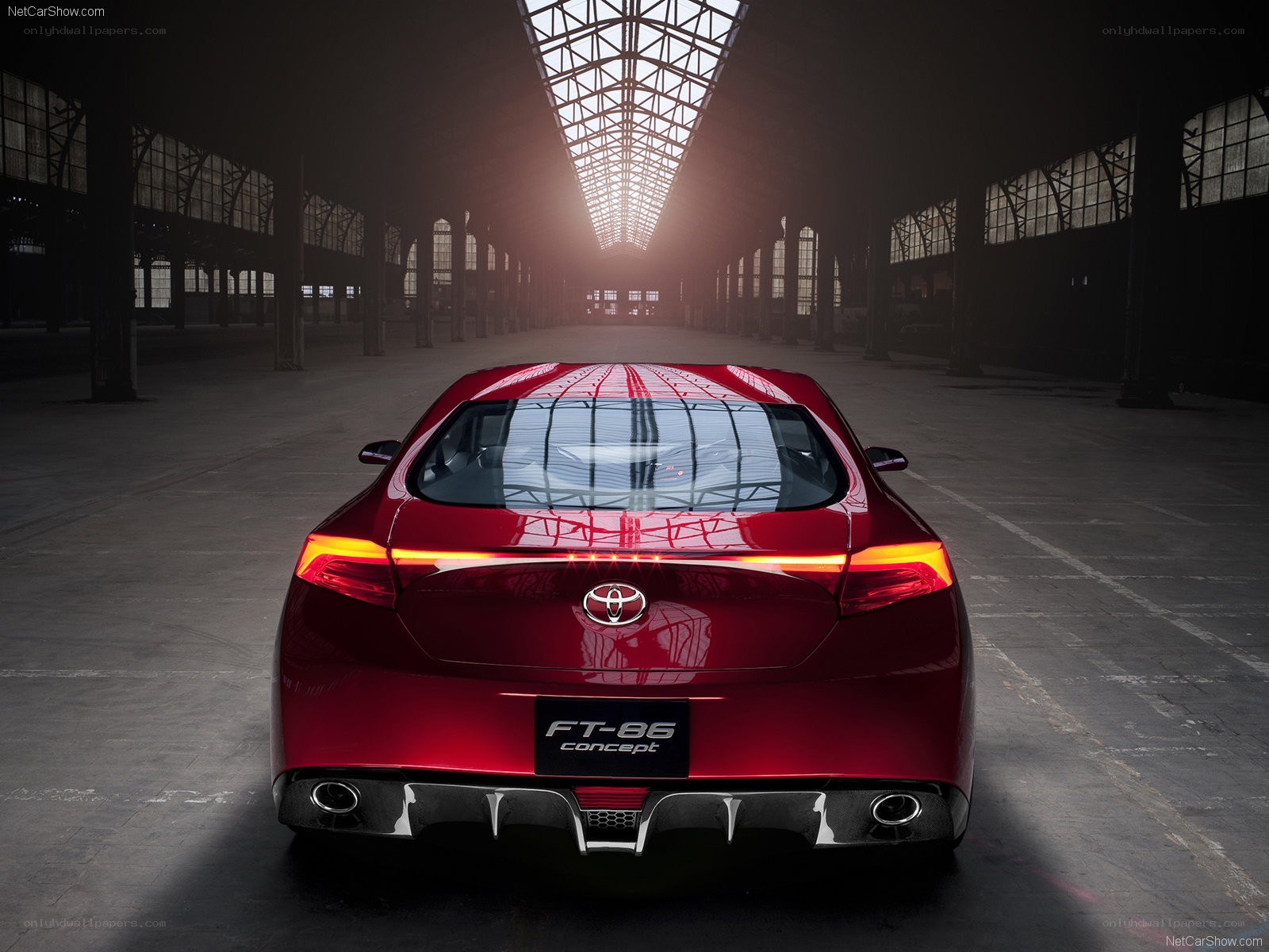 Red Toyota FT-86 Concept