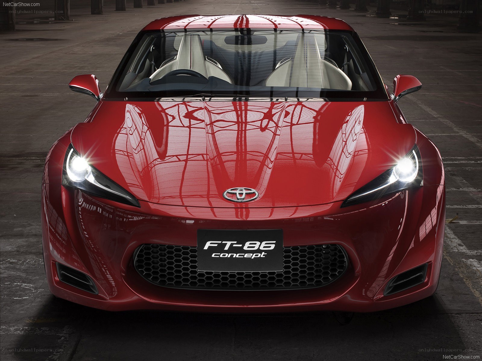 Red Toyota FT-86 Concept