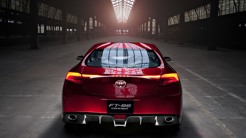 Red Toyota FT-86 Concept
