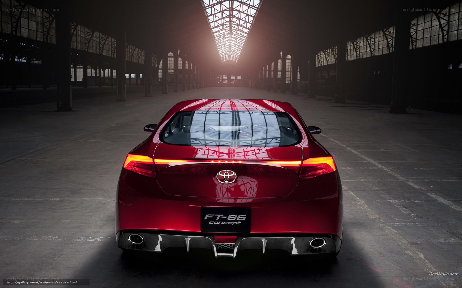 Red Toyota FT-86 Concept