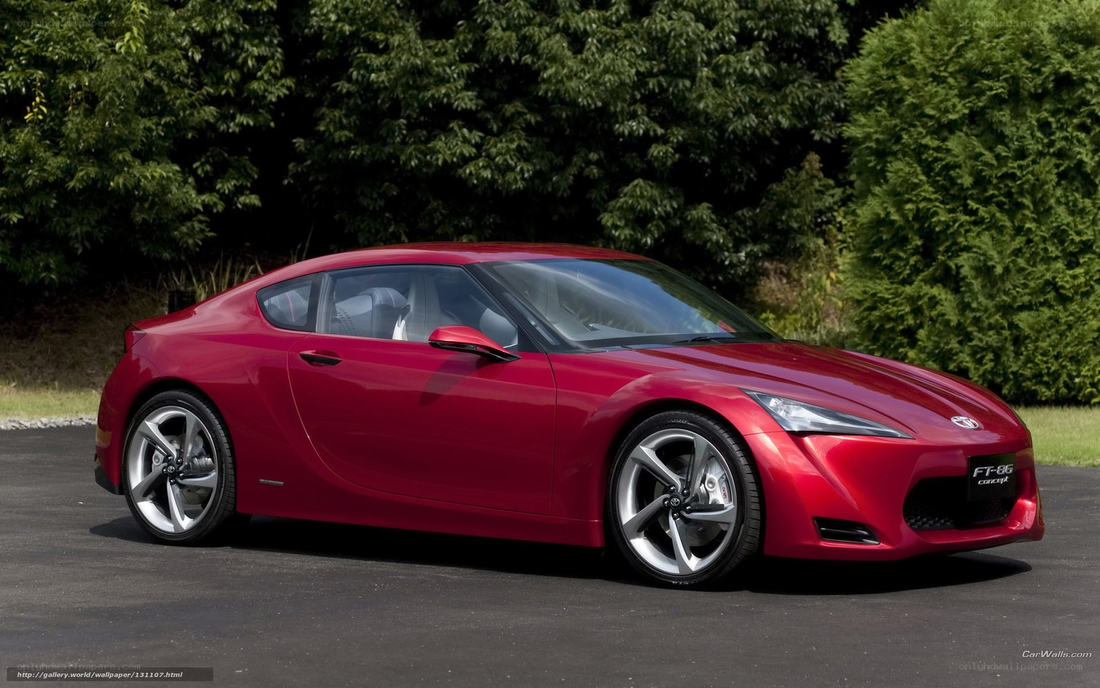 Red Toyota FT-86 Concept