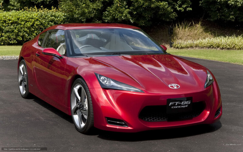 Red Toyota Ft-86 Concept — Calm