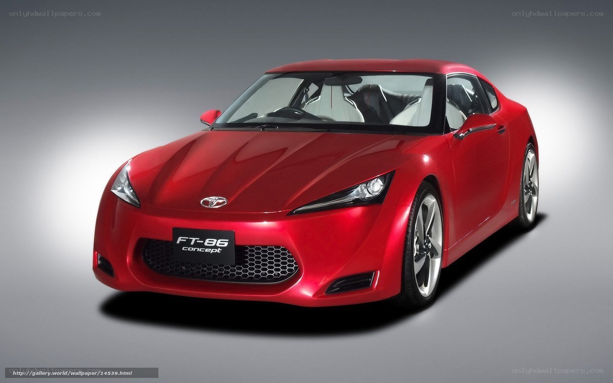 Red Toyota FT-86 Concept