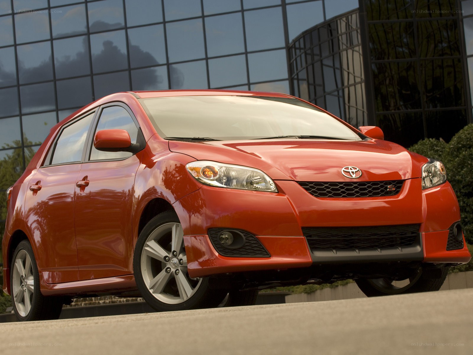 Red Toyota Matrix XR