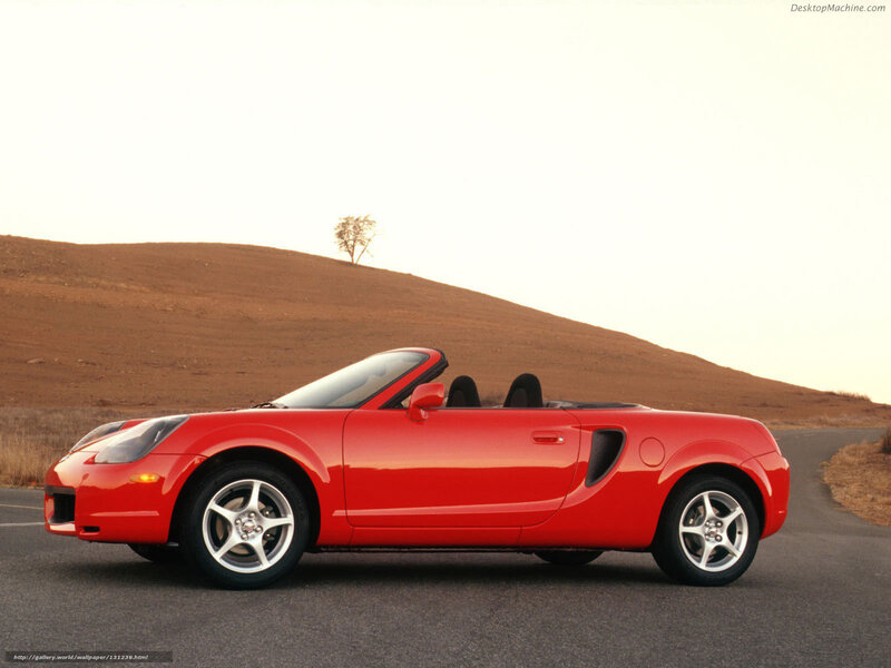 Red Toyota MR2 Spyder