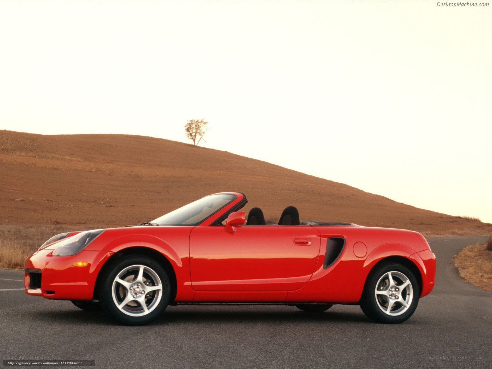 Red Toyota MR2 Spyder