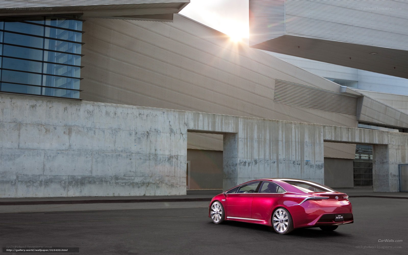 Red Toyota NS4 Concept