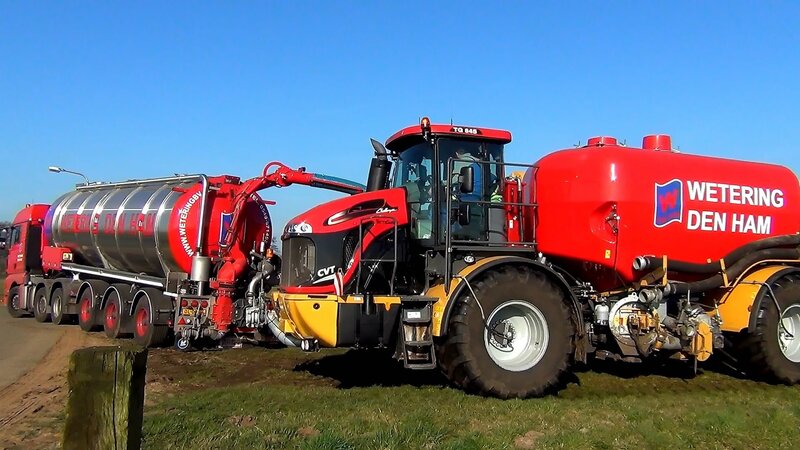 Red Tractor with Tank