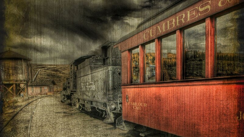 Red Train Car