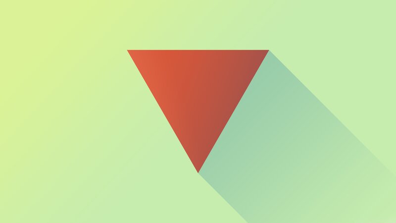 Red Triangle Shape