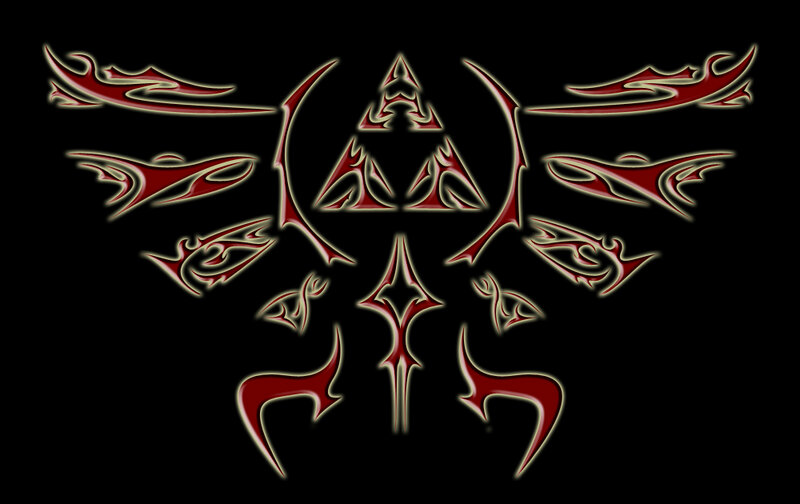 Red Tribal Symbol