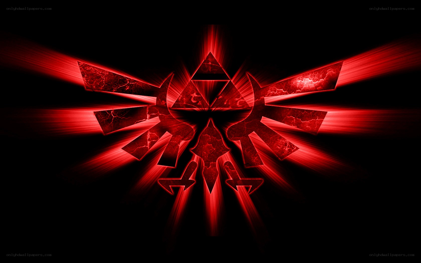 Red Triforce symbol