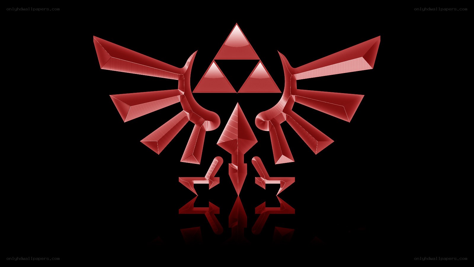 Red Triforce symbol