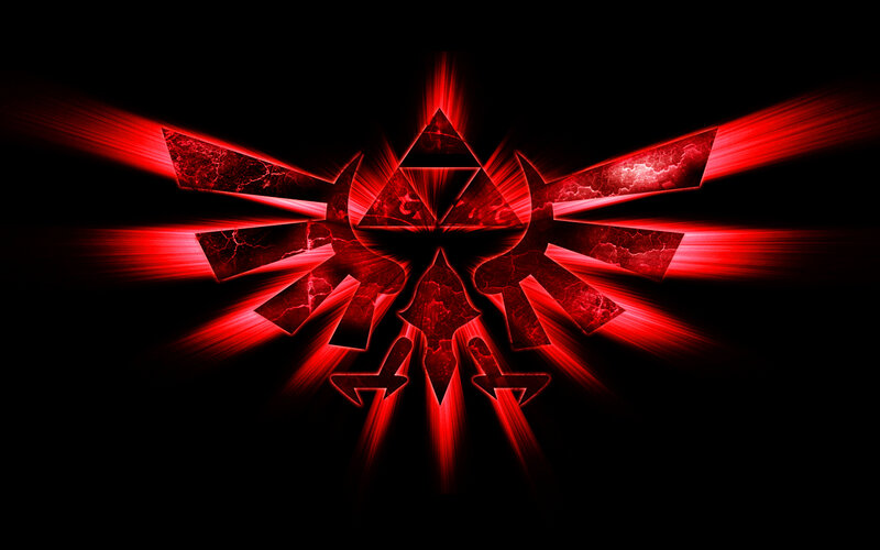 Red Triforce symbol