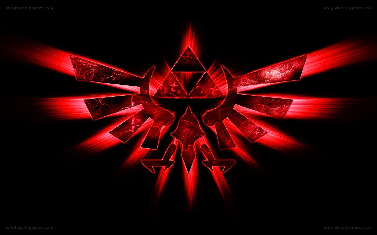 Red Triforce symbol