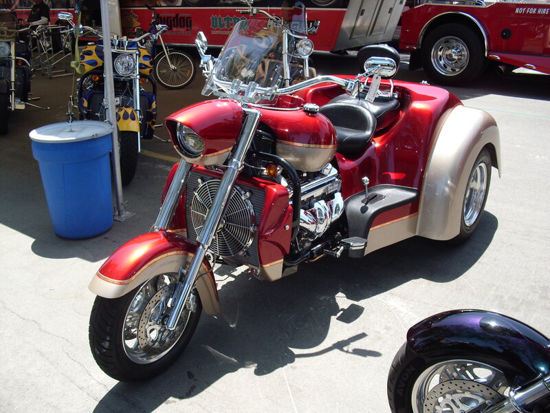 Red Trike Motorcycle — Outdoor