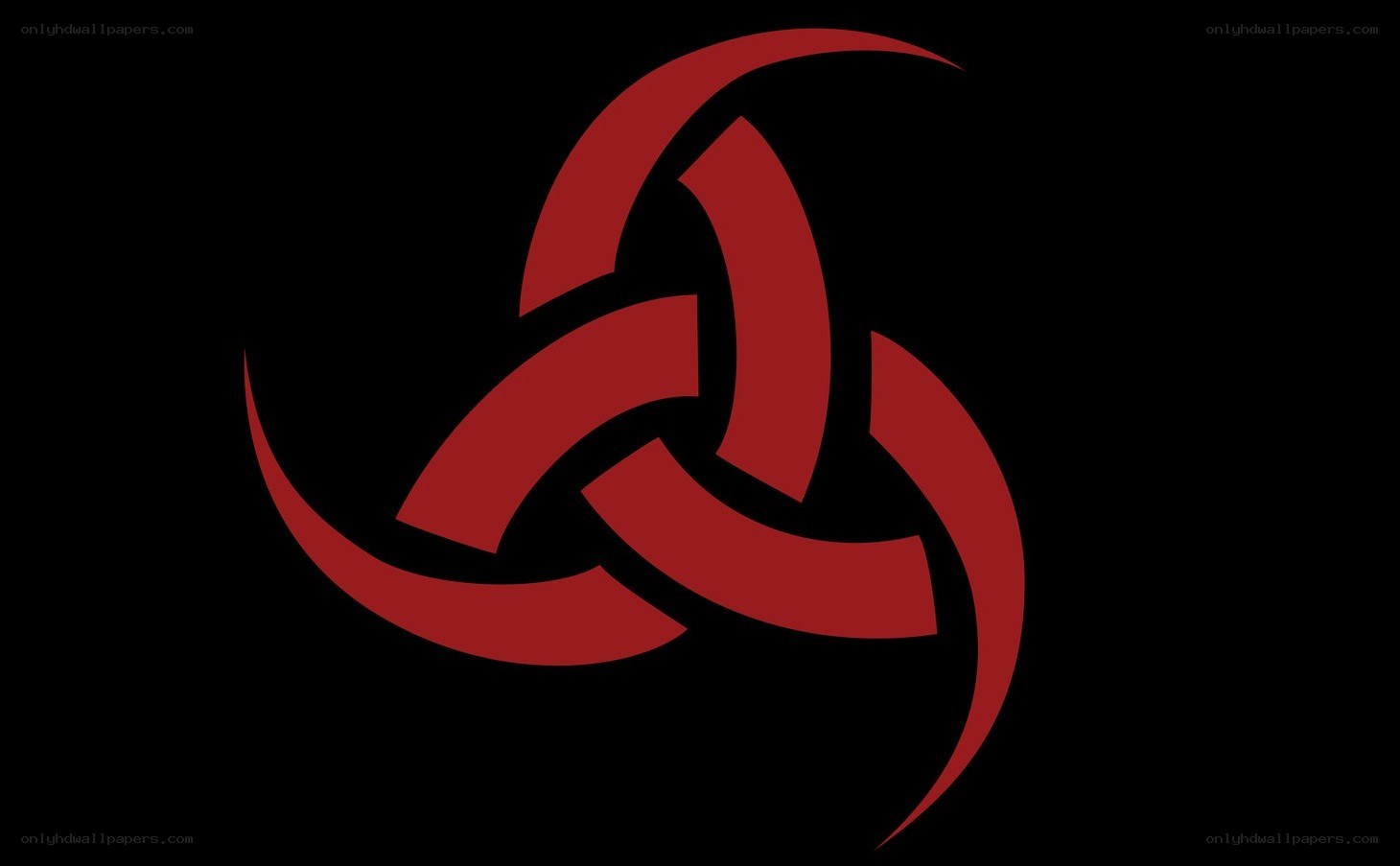red triskelion symbol