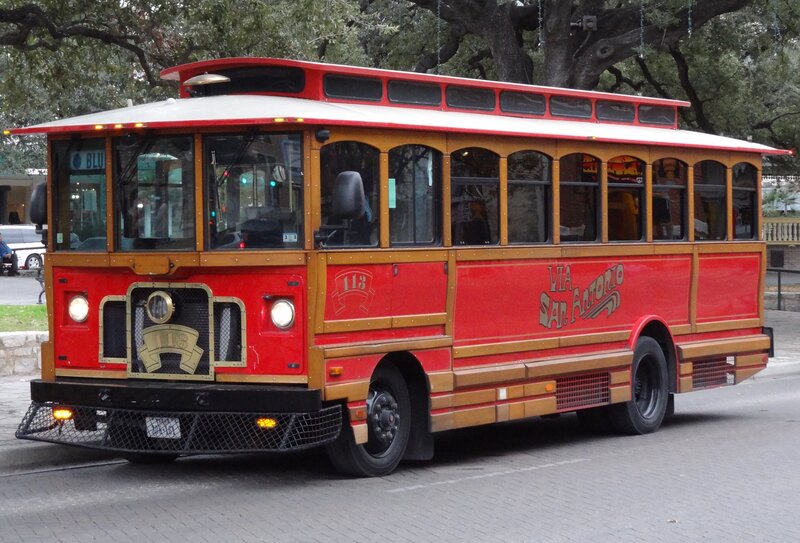 Red Trolley Bus