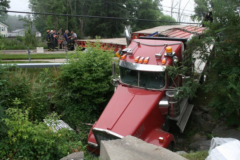 Red Truck Accident