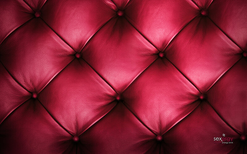 red tufted leather texture
