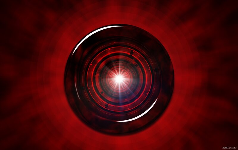 red tunnel with light at end