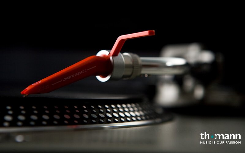 Red Turntable Stylus — Black