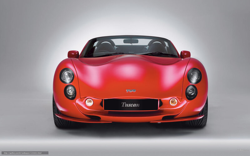 Red TVR Tuscan sports car