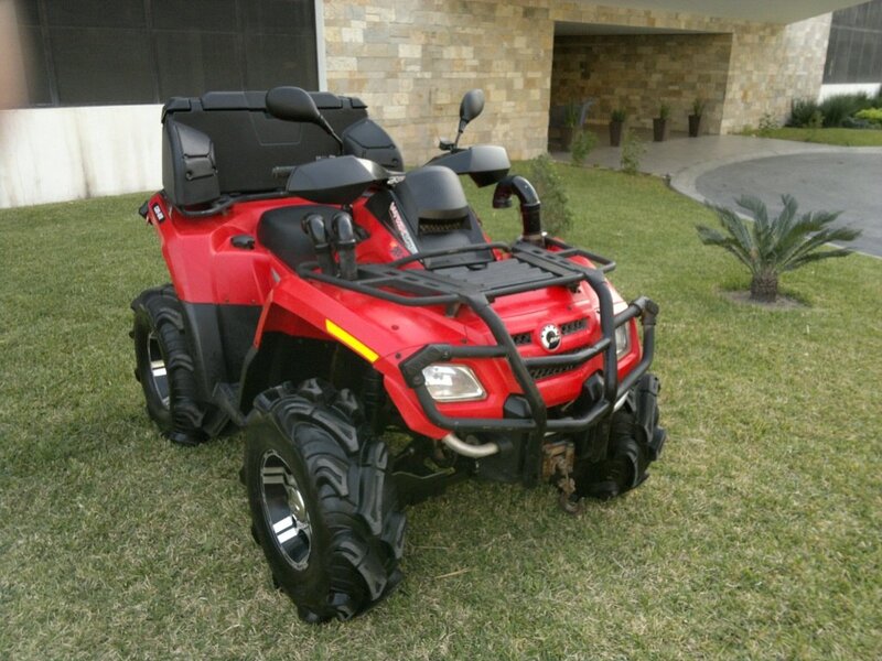 Red Utility ATV