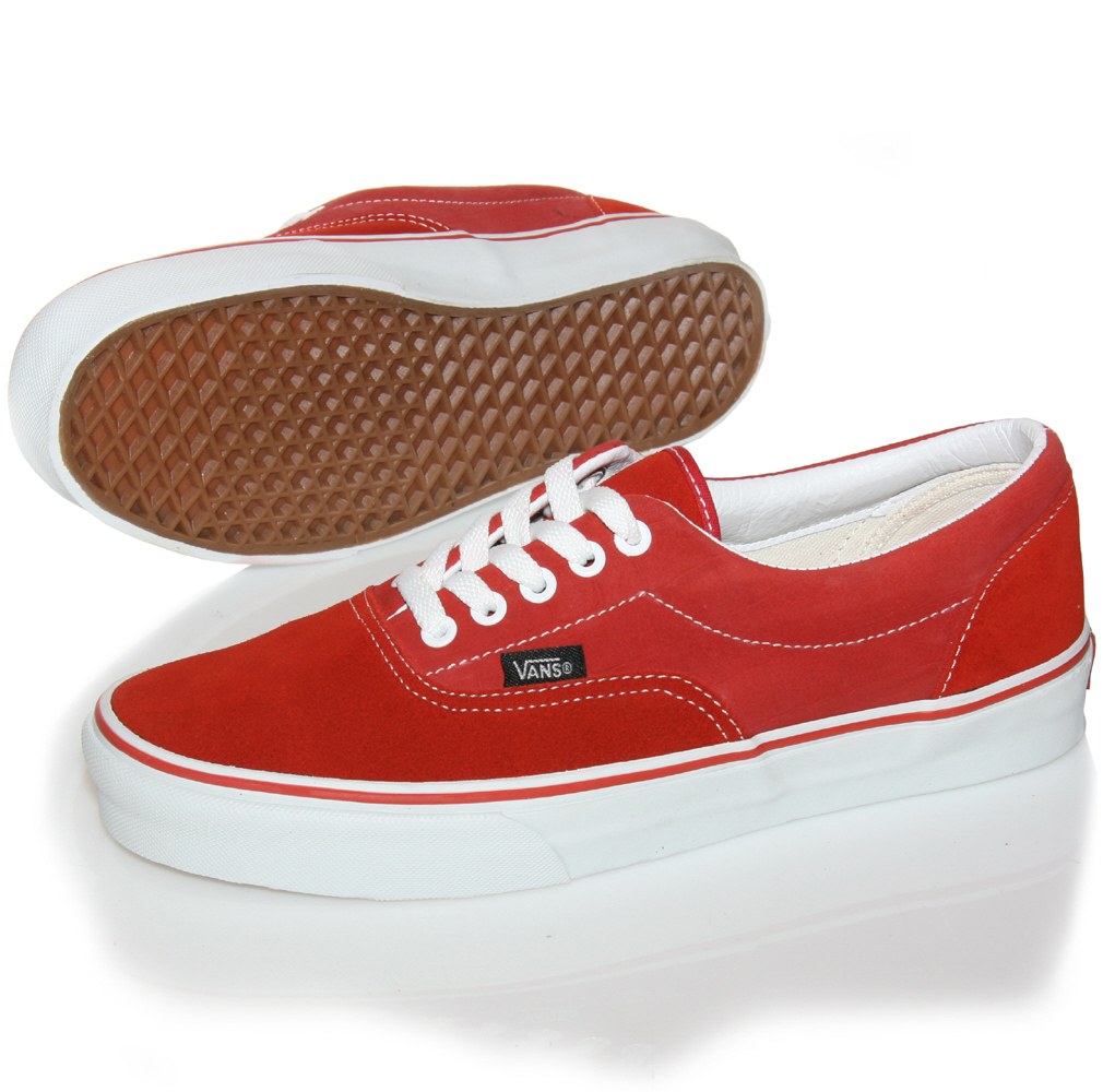 Red Vans sneaker