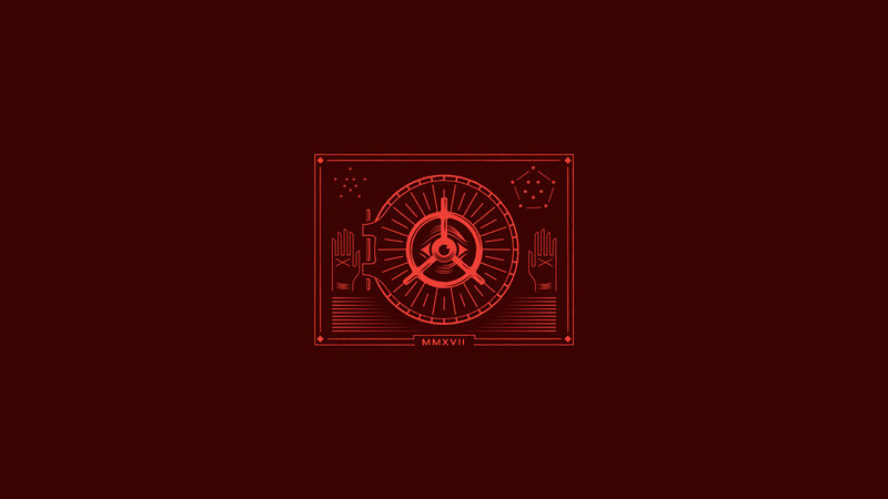 Red Vault Door Illustration