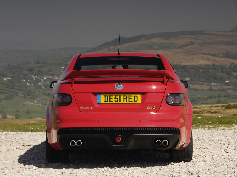 Red Vauxhall Monaro