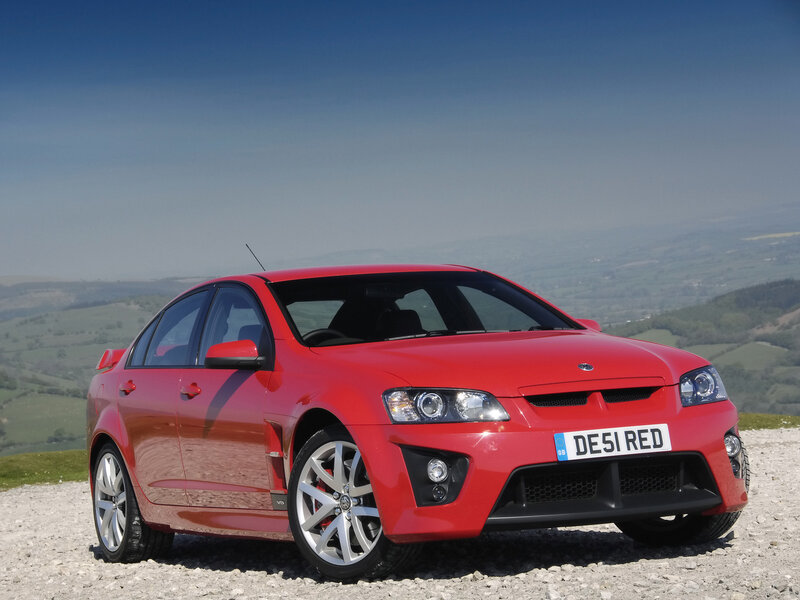 Red Vauxhall Vectra — Dramatic