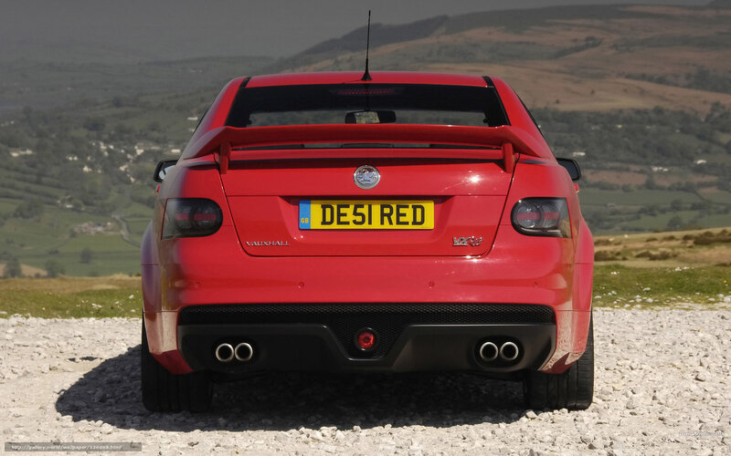 Red Vauxhall VXR8