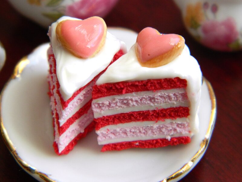 Red Velvet Cake Slices