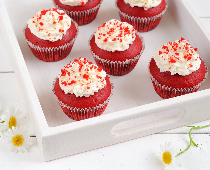 Red Velvet Cupcakes — Bright