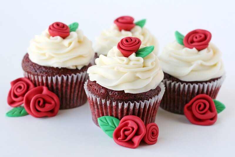 Red Velvet Cupcakes — Festive